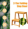 Bamboo Footstool with 2 Steps