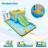 Inflatable Bounce House with Dual Slides for Kids