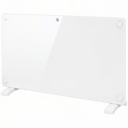 HOMCOM 1500W Smart Panel Heater Wall Mounted & Freestanding in White