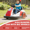 AIYAPLAY Kids Bumper Car with 360-Degree Rotation, 6V Electric Ride On Car with Music and Horn for 3-8 Years Old, Red