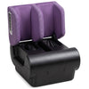 HOMCOM 2 in 1 Foot and Calf Massager with Heat, Air Compression, Timer, 3 Modes & Intensities, Purple and Black