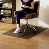 HOMCOM Chair Mat for Hard Floors, 90 x 120 cm Non-Slip Floor Mats for Wood/Tile Protection, Office & Home, Black