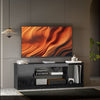 HOMCOM TV Stand Cabinet, Marble Effect TV Unit for up to 55