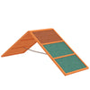 PawHut Dog Agility Equipment, Dog Playground Equipment with Non-slip Surface, A-frame, Agility Ramp for All Breeds, Orange