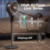 HOMCOM 20 dB Silent Standing Fan for Bedroom, 46