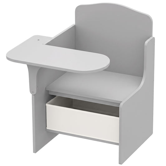 AIYAPLAY Kids Table and Chair Set in Grey