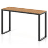 Rectangle Console Patio Side Table with Long-Lasting WPC Tabletop