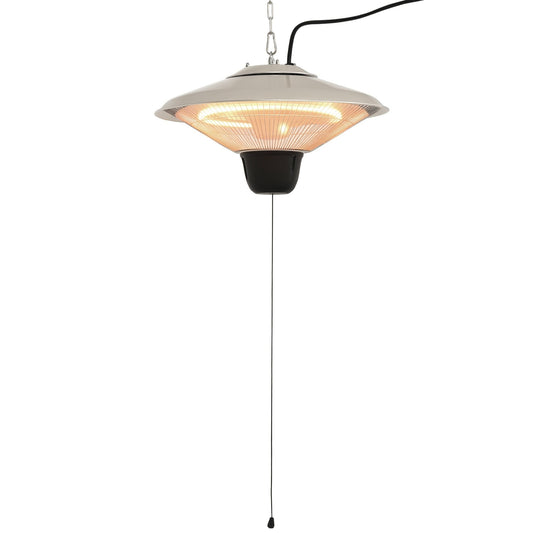 Outsunny 1500W Outdoor Heater in Silver