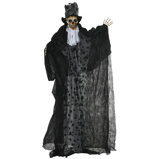 Outsunny 189cm Life Size Outdoor Halloween Decorations Ghost Bridegroom standing against a white background