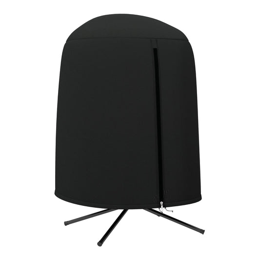 Outsunny Hanging Egg Chair Furniture Cover in black, a full cover for outdoor furniture