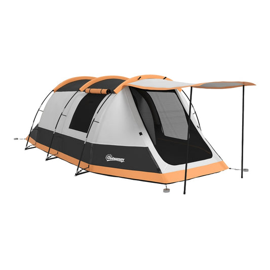 Outsunny 2 Man Camping Tent in Orange