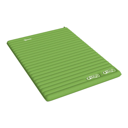 Outsunny 2 Person Camping Inflatable Mattress in Green
