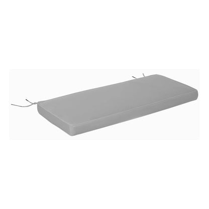 Outsunny 2 Seater Garden Bench Cushion -Light Grey shown against a plain white background