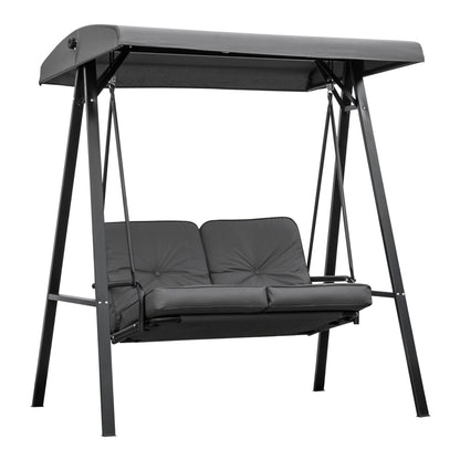 Outsunny 2 Seater Garden Swing Chair in Grey