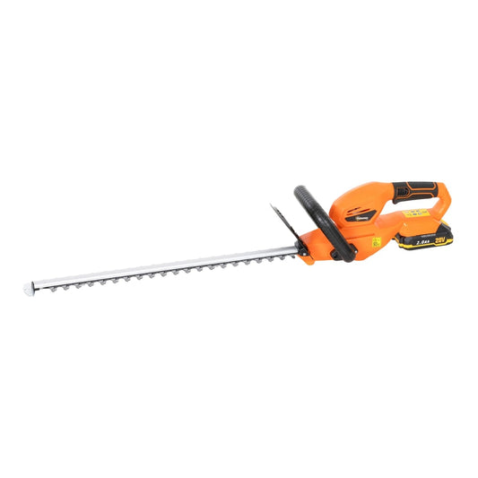 Outsunny 20" Cordless Hedge Trimmer shown from the side against a plain white background