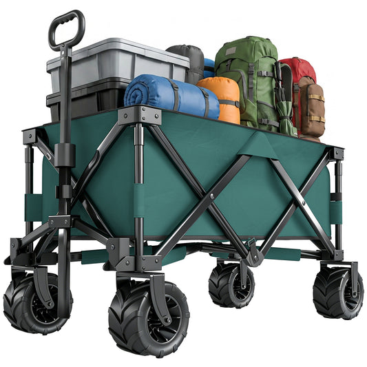 Outsunny 205L Festival Trolley on Wheels in Green