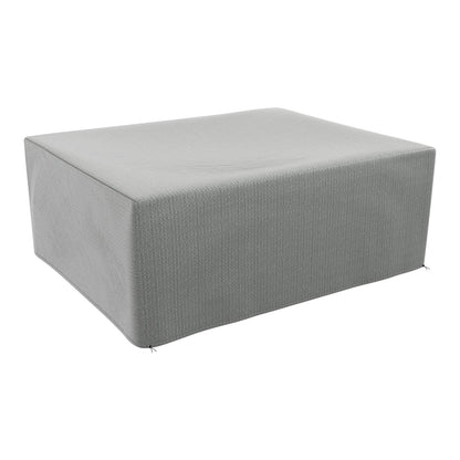 Outsunny Large Patio Set Covers in grey shown from a high angle on a plain white background