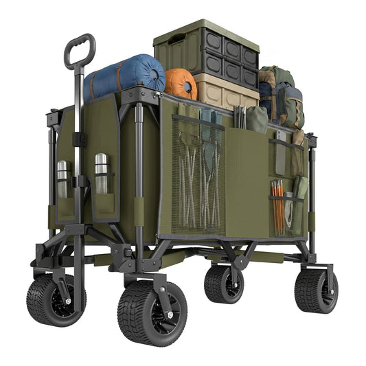 Outsunny 300L Festival Trolley on Wheels in Green