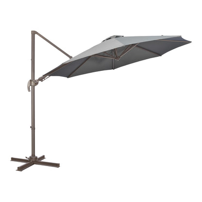 Outsunny 3(m) Cantilever Parasol in Dark Grey