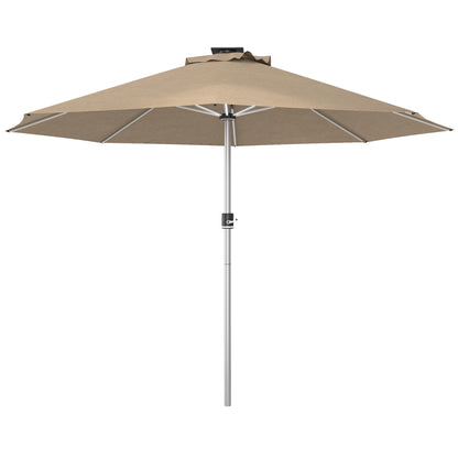 Outsunny 3m Parasol in Khaki