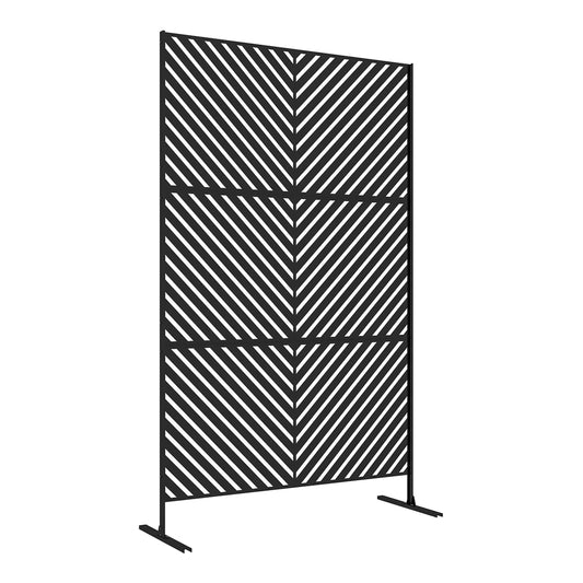 Outsunny 6.5FT Decorative Outdoor Divider standing upright against a plain white background