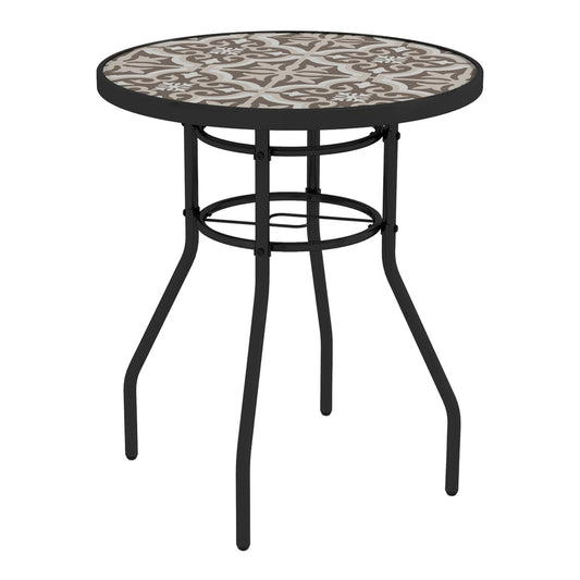 Outsunny Φ60 Garden Table in Tan
