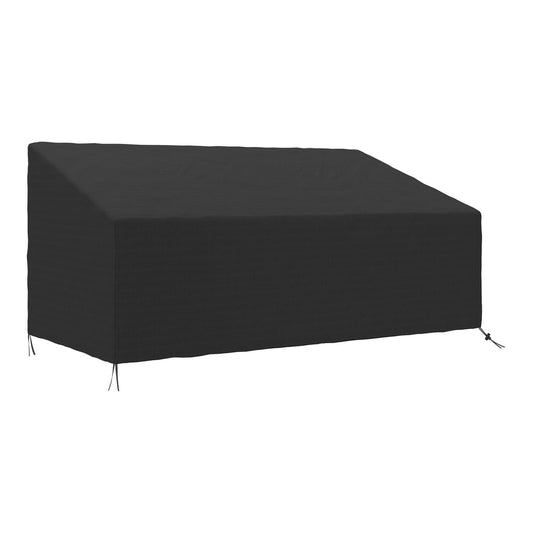 Outsunny 600D Oxford Cloth Garden Furniture Cover Waterproof in black on a white background