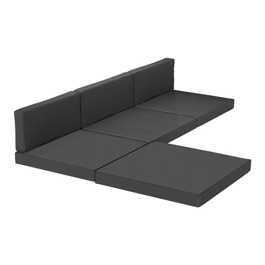 Outsunny 7-Piece Patio Furniture Cushions laid out flat on a white background