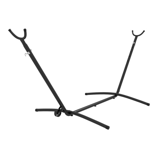Outsunny 9.5ft Hammock Stand in Black