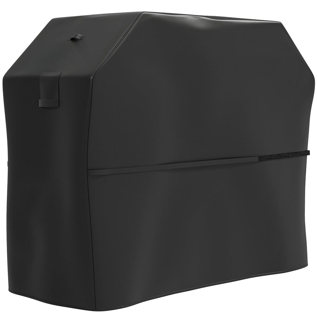 Outsunny BBQ Cover for Rectangular Gas Grill, a black protective cover for outdoor use