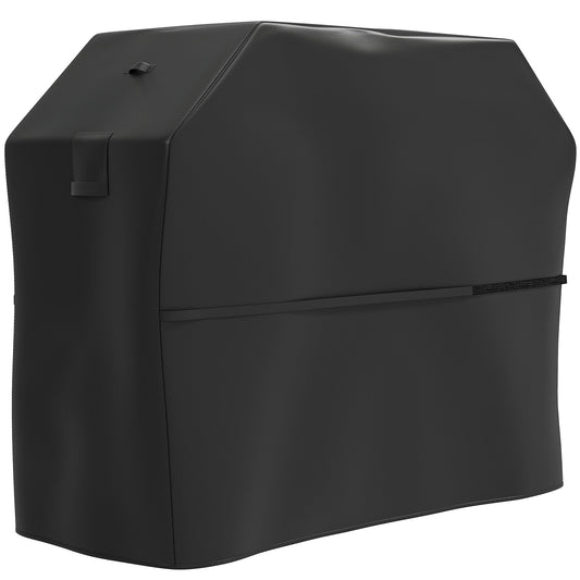 Outsunny BBQ Cover for Rectangular Gas Grill, a black protective cover for outdoor use
