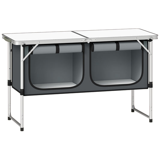 Outsunny Camping Cupboards in Silver