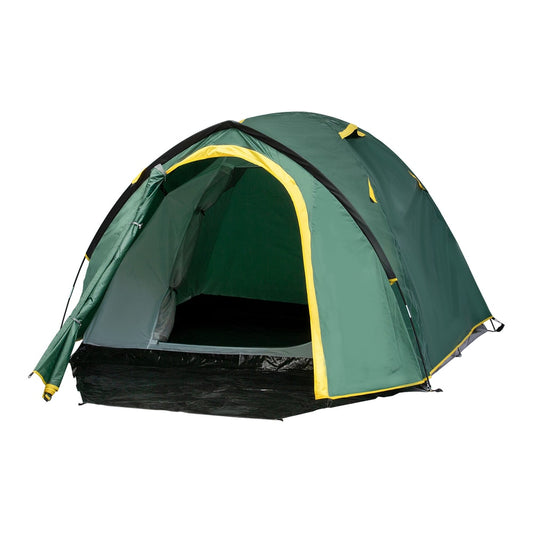 Outsunny Dome Tent in Green and Yellow