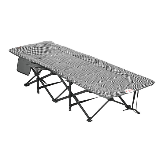 Outsunny Foldable Camp Bed in Black