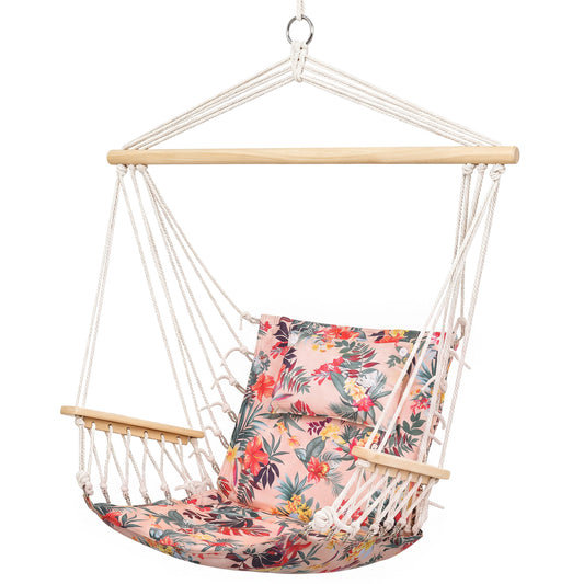 Outsunny Garden Outdoor Hanging Hammock Chair in Multi Colour