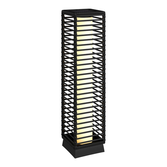 Outsunny Garden Rattan Lamp in Black