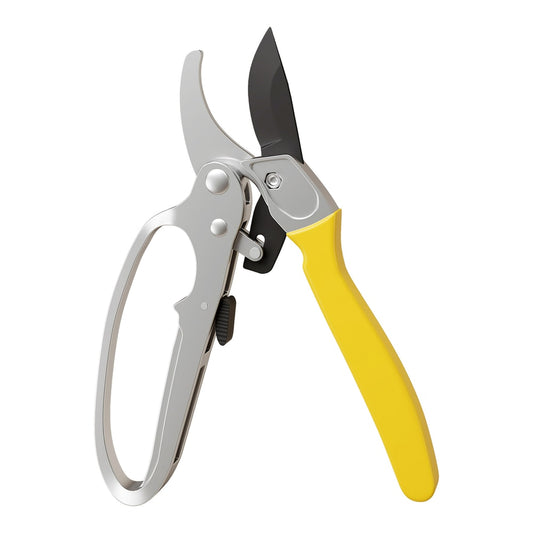 Outsunny Garden Secateurs in Yellow
