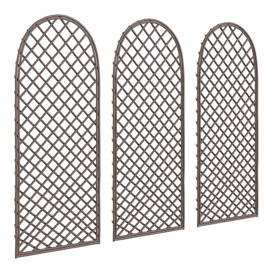 Outsunny Garden Trellis in a Natural Wood Finish