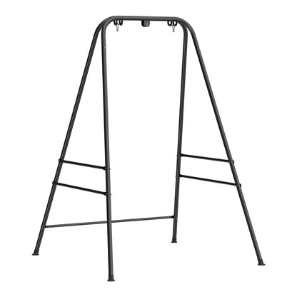 Outsunny Hammock Chair Stand Only, a black metal A-frame structure for hanging chairs