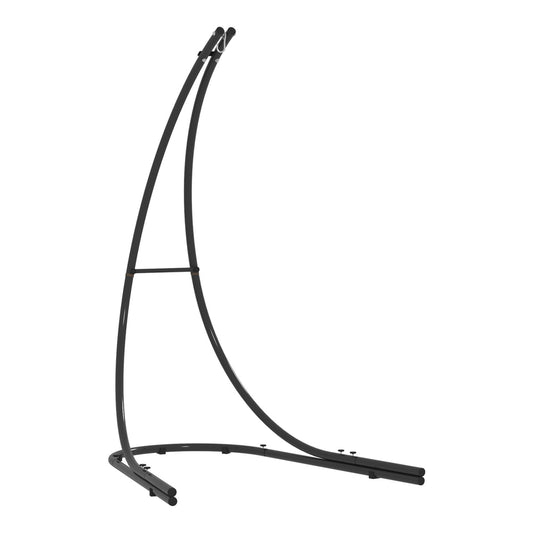 Outsunny Hammock Chair Stand Only in Black