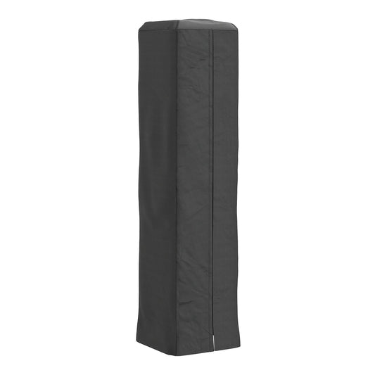 Outsunny Heavy Duty Gas Pyramid Patio Heater Cover standing upright and fully closed