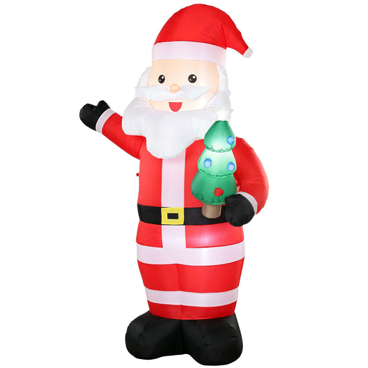 Outsunny Inflatable Christmas Decoration in Red