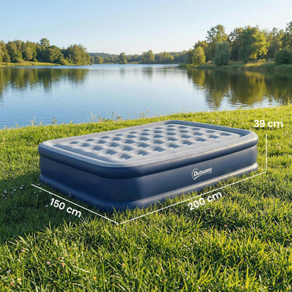 Outsunny Inflatable Mattress in Grey