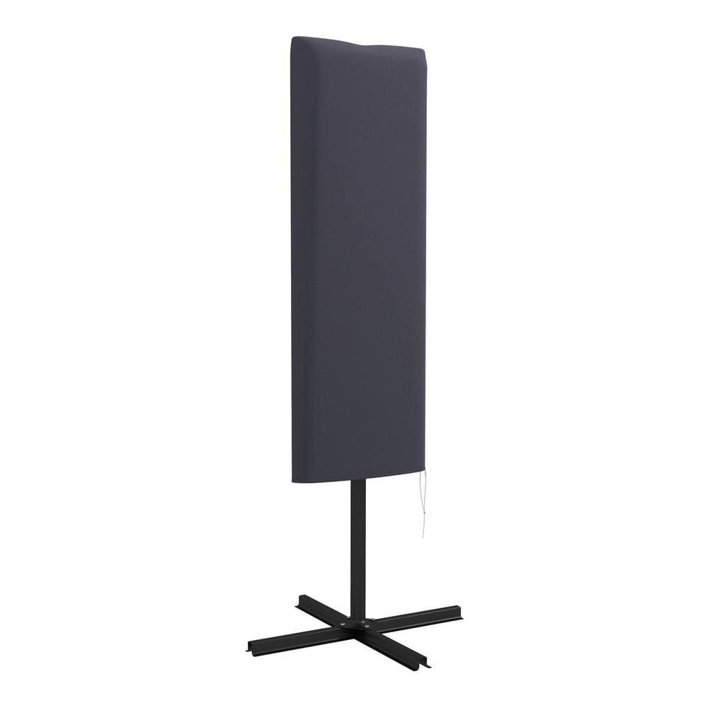 Outsunny Outdoor Cantilever Umbrella Cover Parasol with Rod in Dark Grey