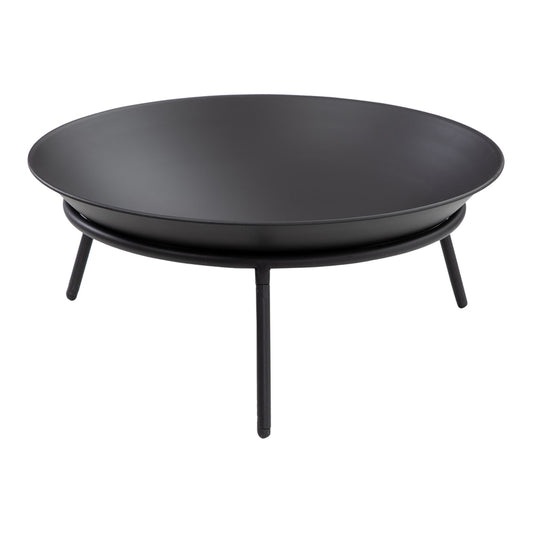 Outsunny Outdoor Fire Pit in Black