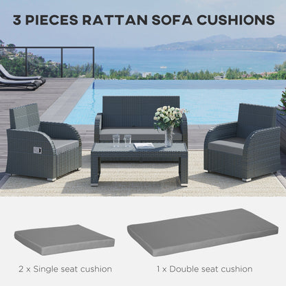 The seat cushion pads displayed with labels for the single and double sizes