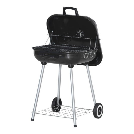 Outsunny Portable BBQ Charcoal Grill