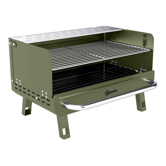Outsunny Portable BBQ Grill in Green