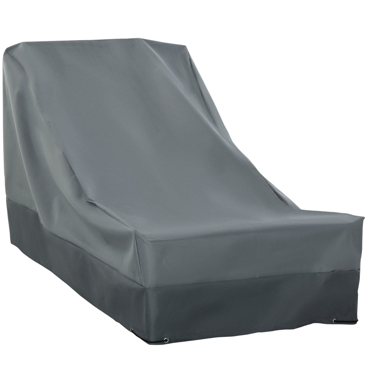 Outsunny Rectangular Patio Furniture Cover on a chaise lounge chair