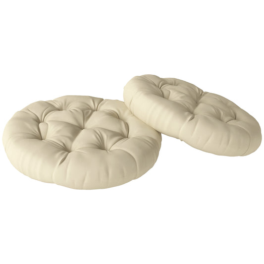 Outsunny Set of Two Outdoor Cushions in Beige